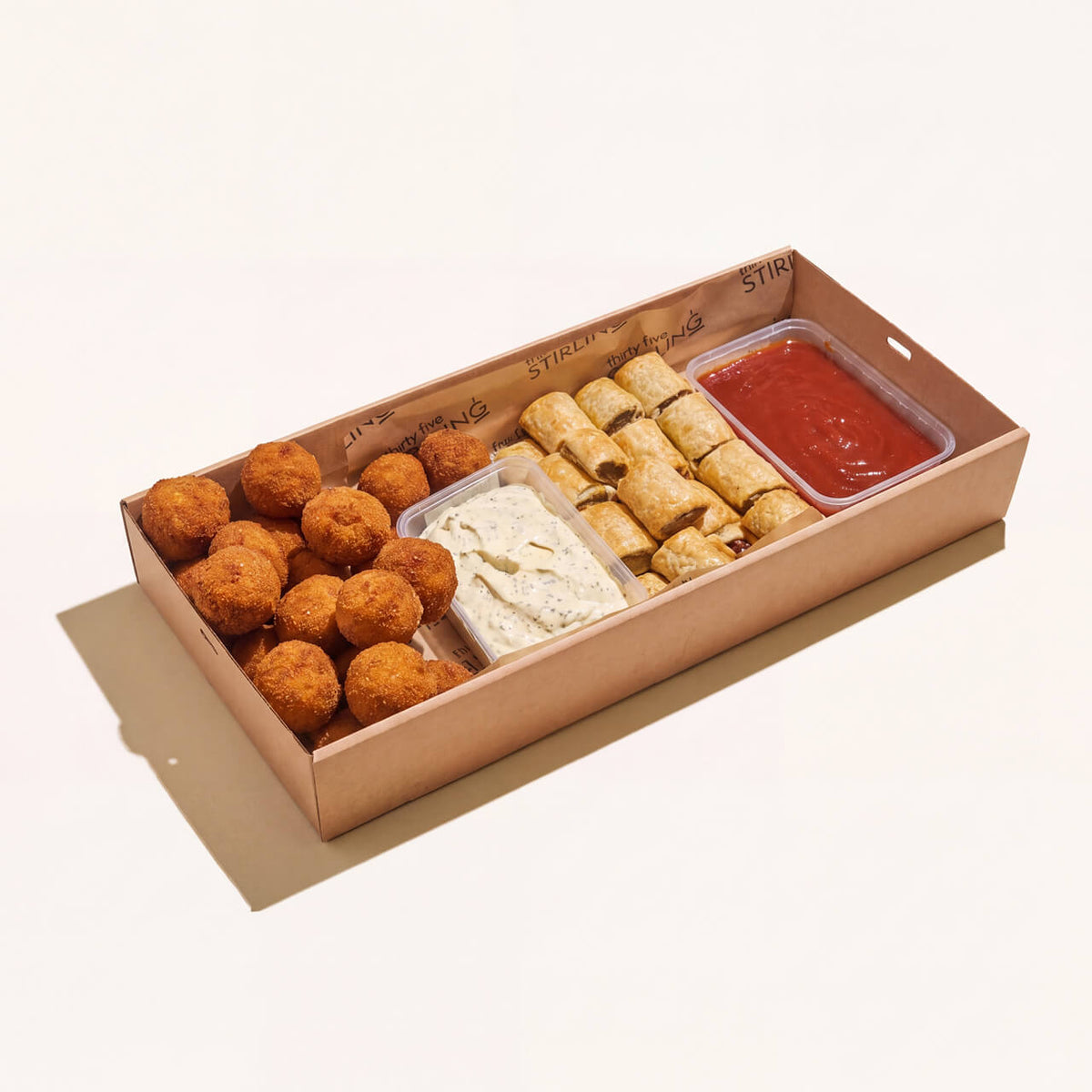 Arancini & Sausage Roll Box